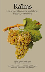 Portada llibre Raïms. Les principals varietats catalanes: història, cultiu i vins